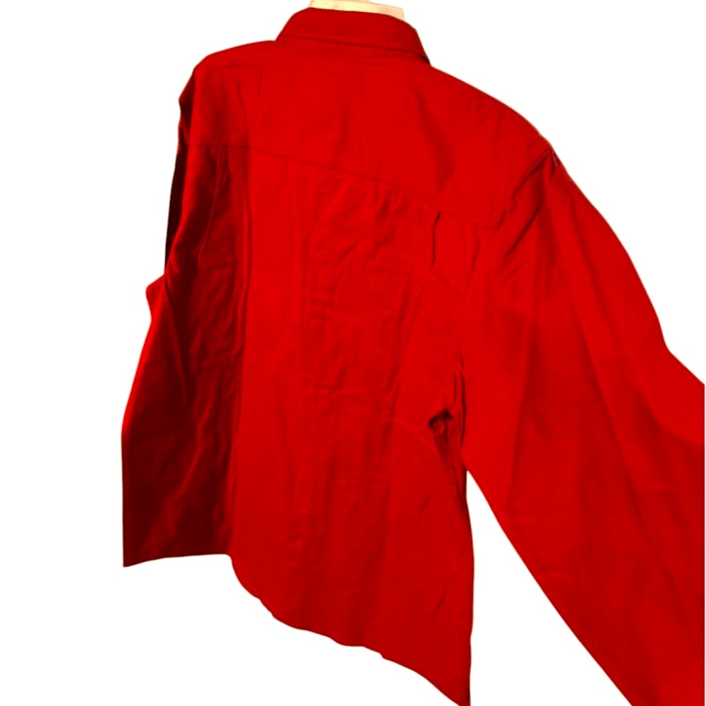 Vintage Faded Glory 100% cotton long sleeve button down shirt - Picture 3 of 5